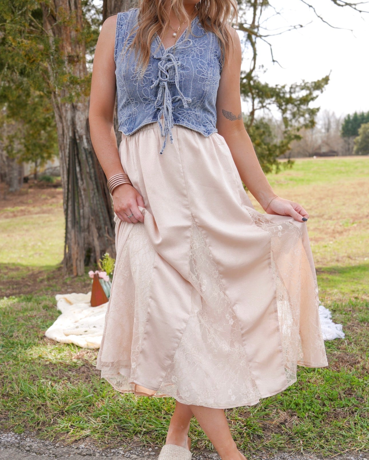 lace skirts and dresses Lace Wedding Skirt Bridal Skirt Ivory Chantilly Skirt by Grace Loves Lace